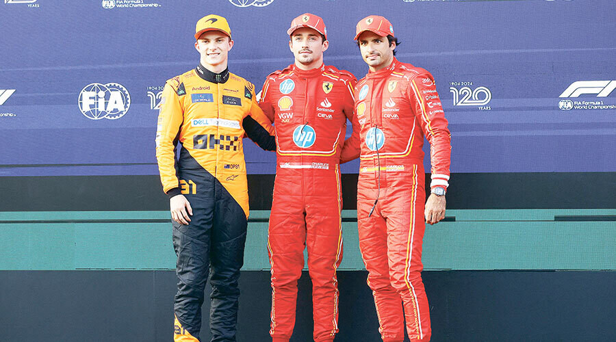 Шарл Леклер начинает с первого места на награде Азербайджан Гран-при