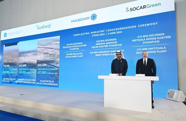 Азербайджан и ОАЭ сотрудничают в области проектов по возобновляемой энергетике